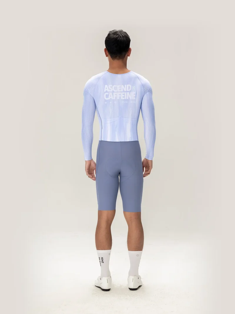 Lameda A*C Men Skinsuit Long Sleeves - Ice Purple