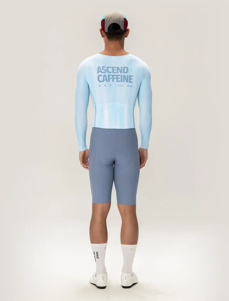 Lameda A*C Men Skinsuit Long Sleeves - Ice Blue