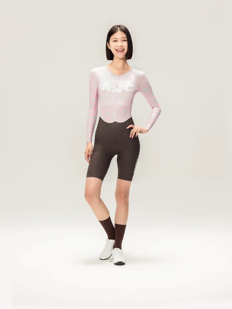 Lameda A*C Women Skinsuit Long Sleeves - Peach