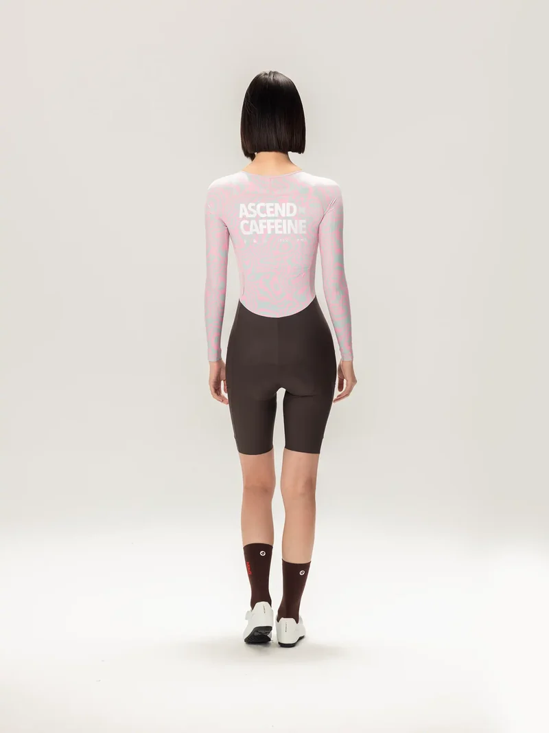 Lameda A*C Women Skinsuit Long Sleeves - Peach