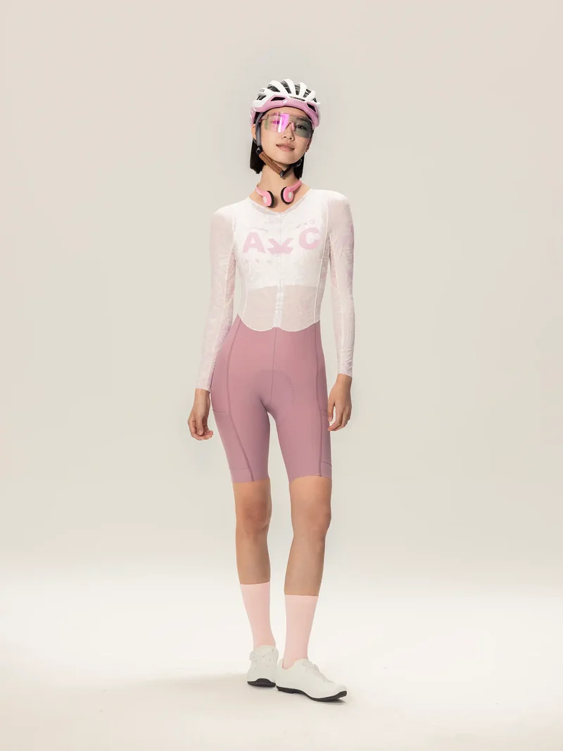Lameda A*C Women Skinsuit Long Sleeves - Pink