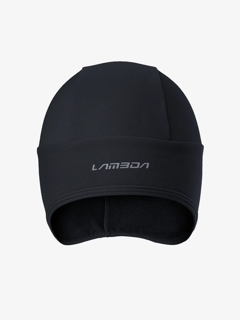 Thermal Beanie for Under Bike Helmet - Warm Haze - Black