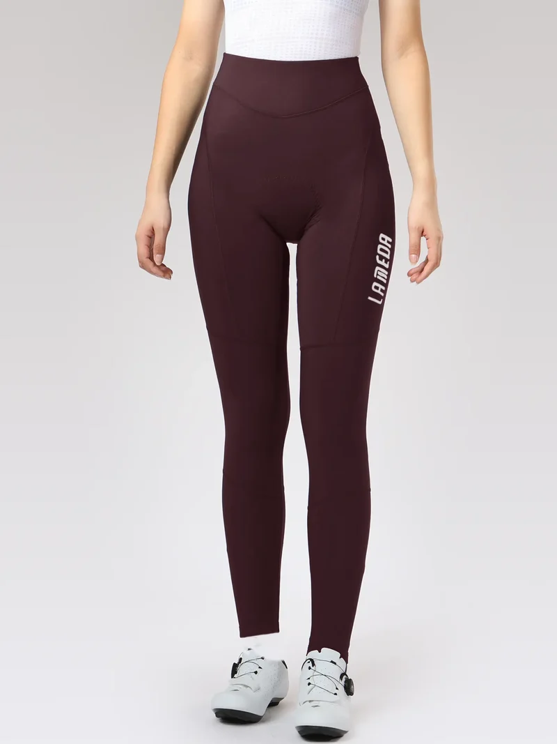 Sunset Women's Thermal Tights - Reddish Brown