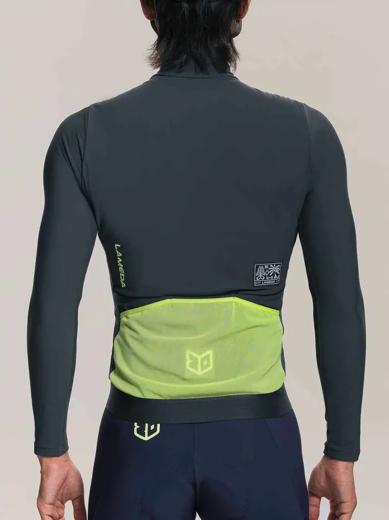 Freeze 20th Anniv. Special Men's Fleeced Thermal Jersey - Dark Grey