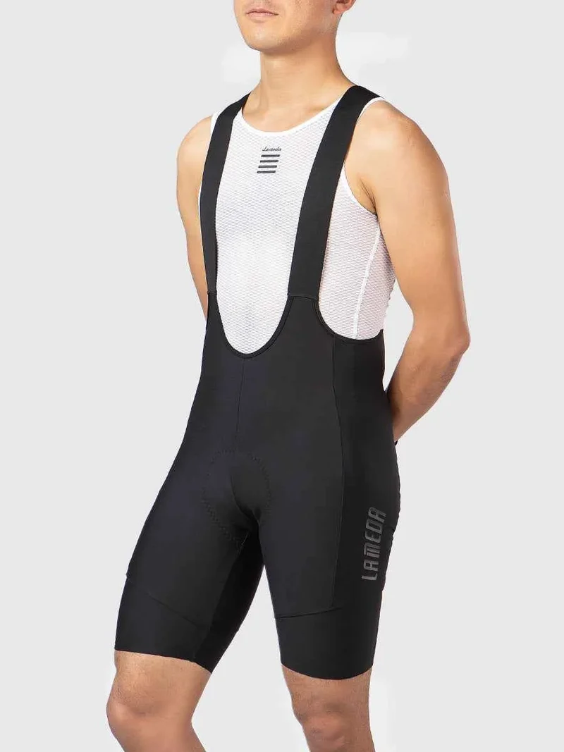 Dazzling Men's Bib Shorts - Black