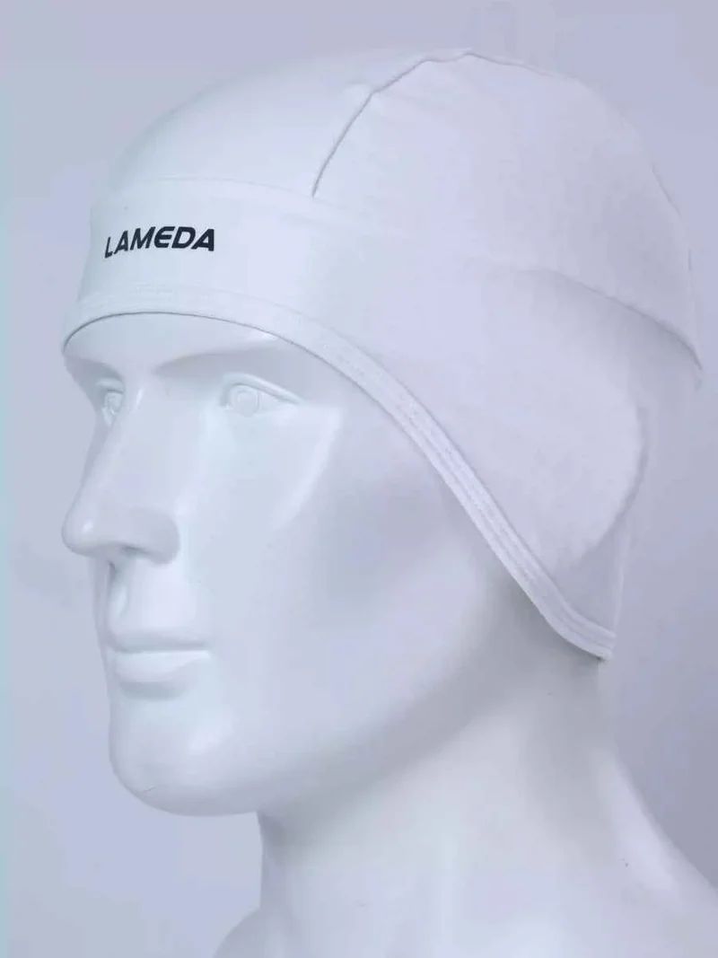 Thermal Beanie for Under Bike Helmet - Warm Journey - White