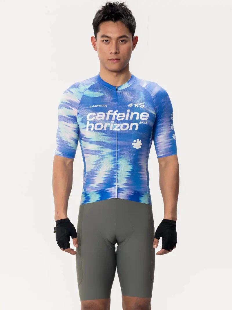 Caffeine Mens Cycling Jersey - Blue
