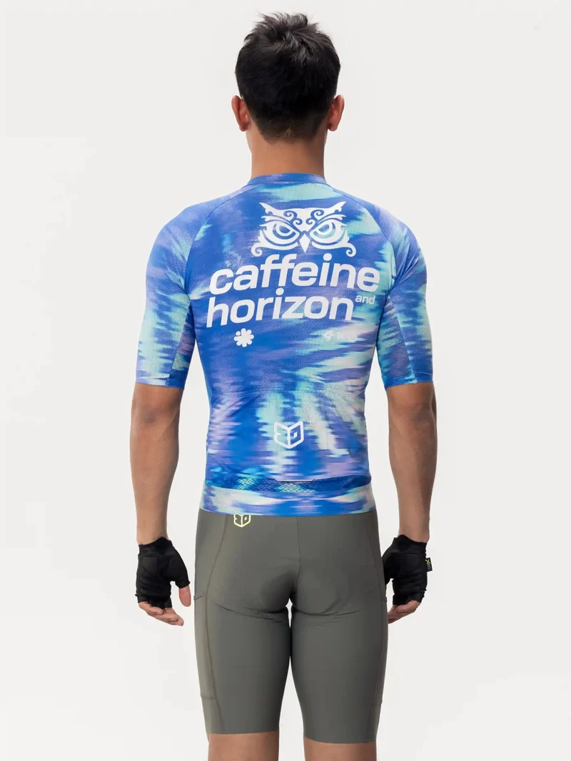 Caffeine Mens Cycling Jersey - Blue