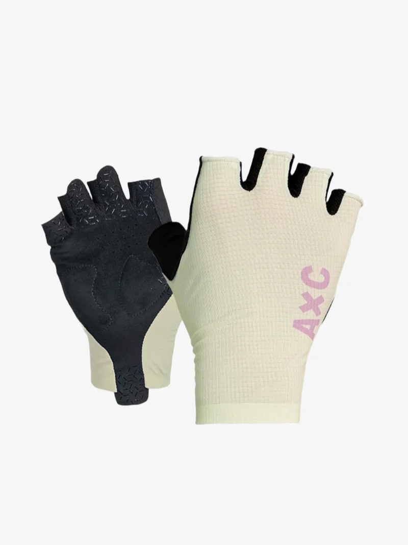 2026 Half-Finger Cycling Gloves - AxC Cream