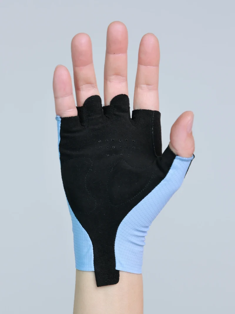 2026 Half-Finger Cycling Gloves - AxC Blue