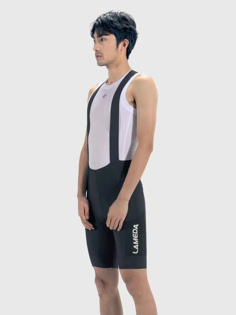 Gondola Men Cycling Bib Shorts - Black