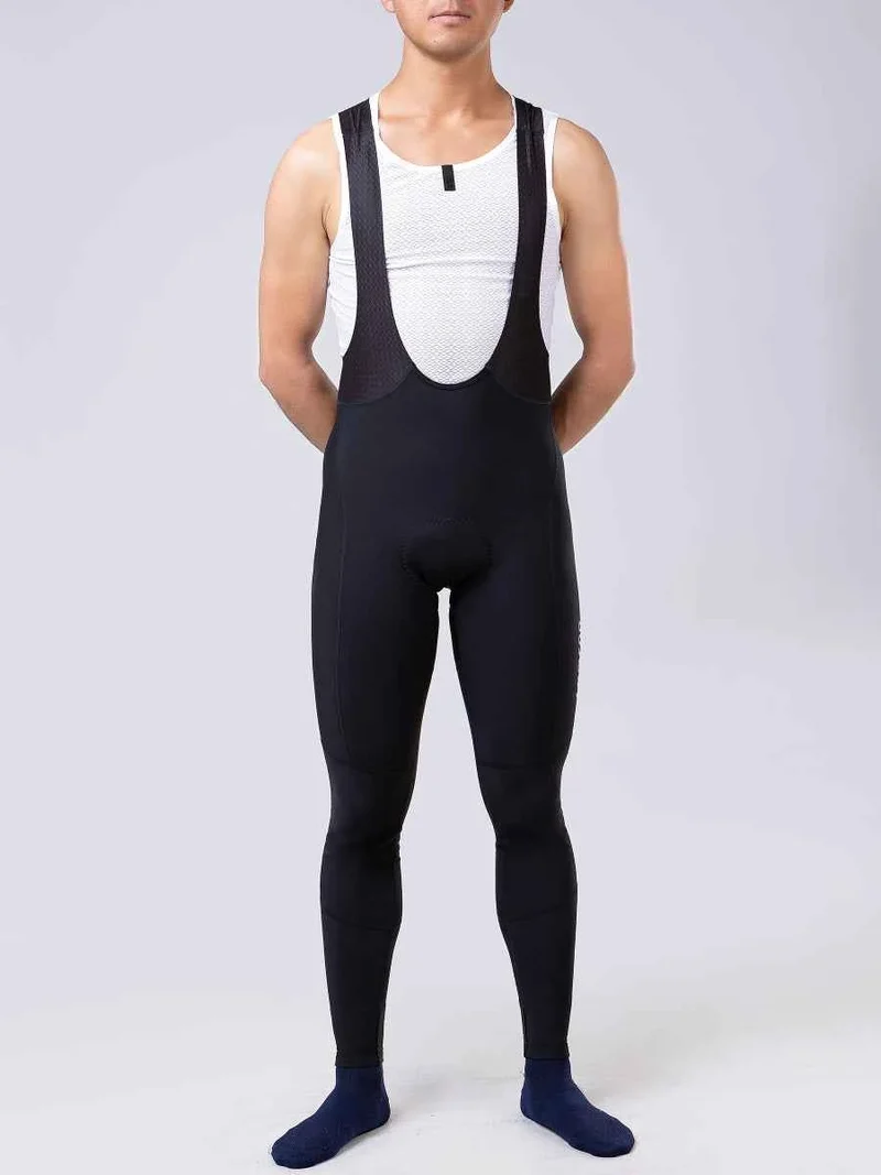 Future Men's Thermal Fleeced Bib Tights - Black