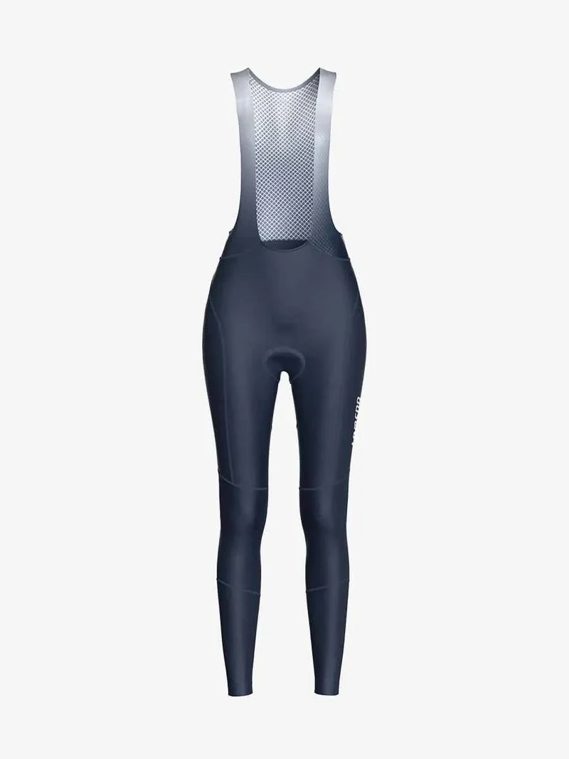Sunset Women's Thermal Fleeced Bib Tights - Navy