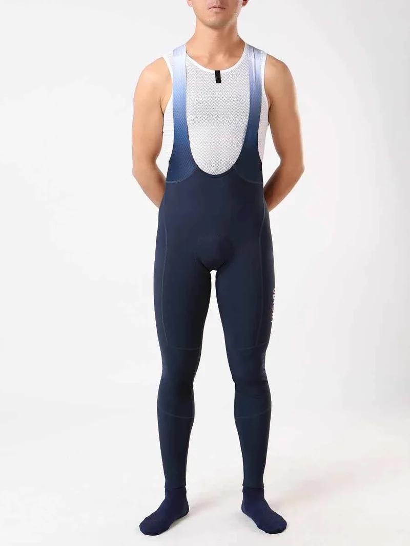 Future Men's Thermal Fleeced Bib Tights - Navy