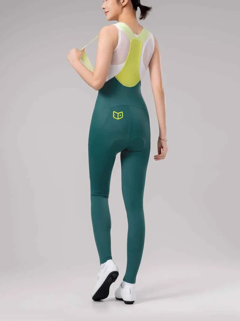 Lameda 20th Anniv. Special Women's Bib Tights - Green