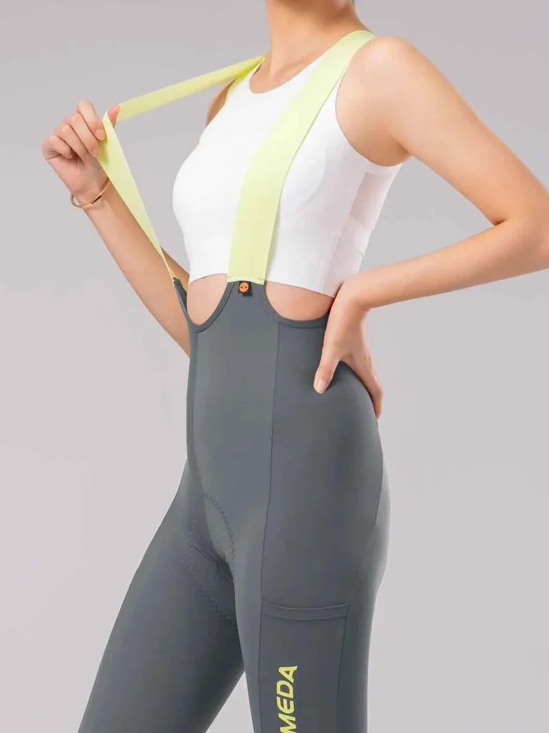 Lameda 20th Anniv. Special Women's Bib Tights - Gray