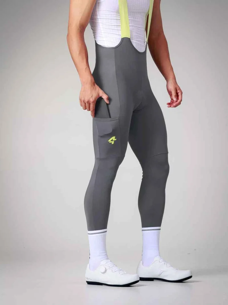 Lameda 20th Anniv. Special Men's Bib Tights - Gray