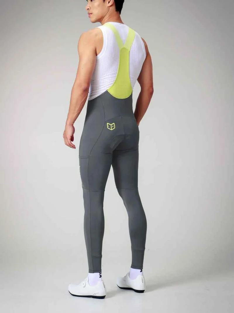 Lameda 20th Anniv. Special Men's Bib Tights - Gray