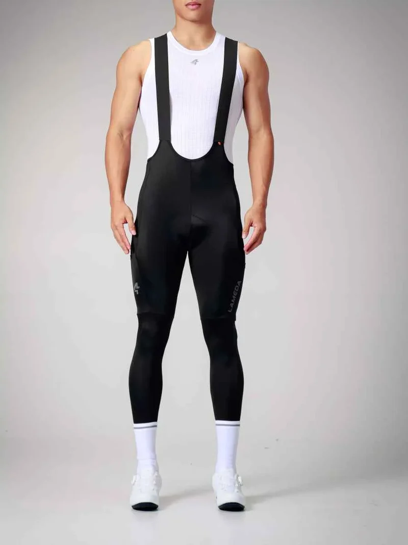 Lameda 20th Anniv. Special Men's Bib Tights - Black