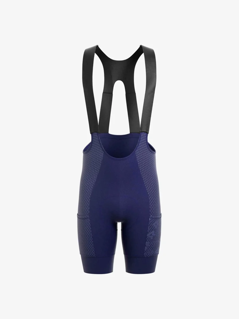 Azure Drift Men Cycling Bib Shorts - Navy
