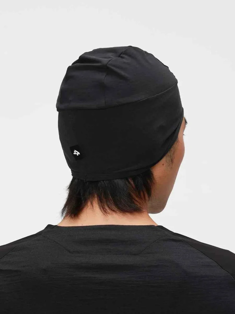 Thermal Beanie for Under Bike Helmet - Warm Journey - Black
