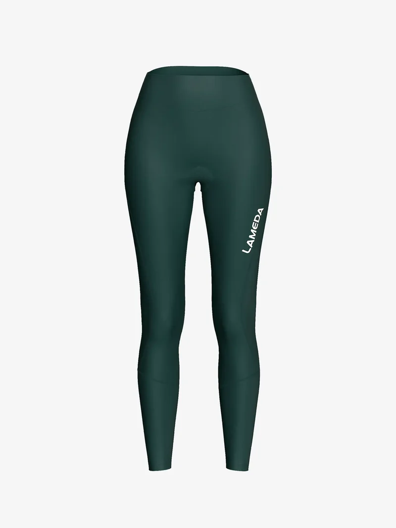 Basic Thermal Women's Tights T462 - Dark Green