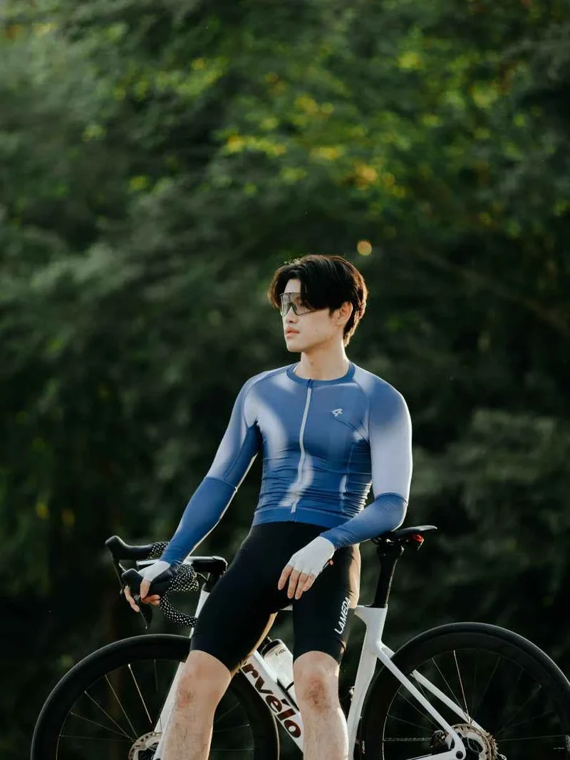 Men's Elite Cycling Jersey 2025SSZ578 - Blue