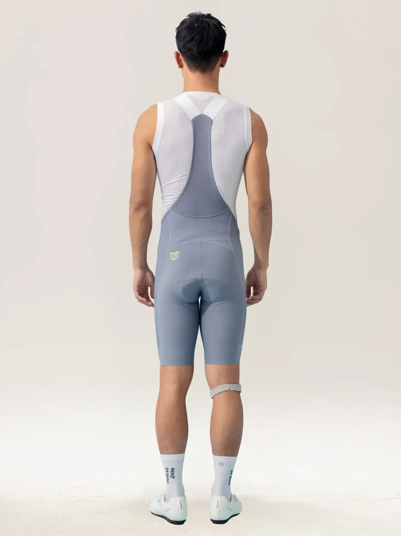 Lameda 21st Anniv. Special Men's Bib Shorts - Gray