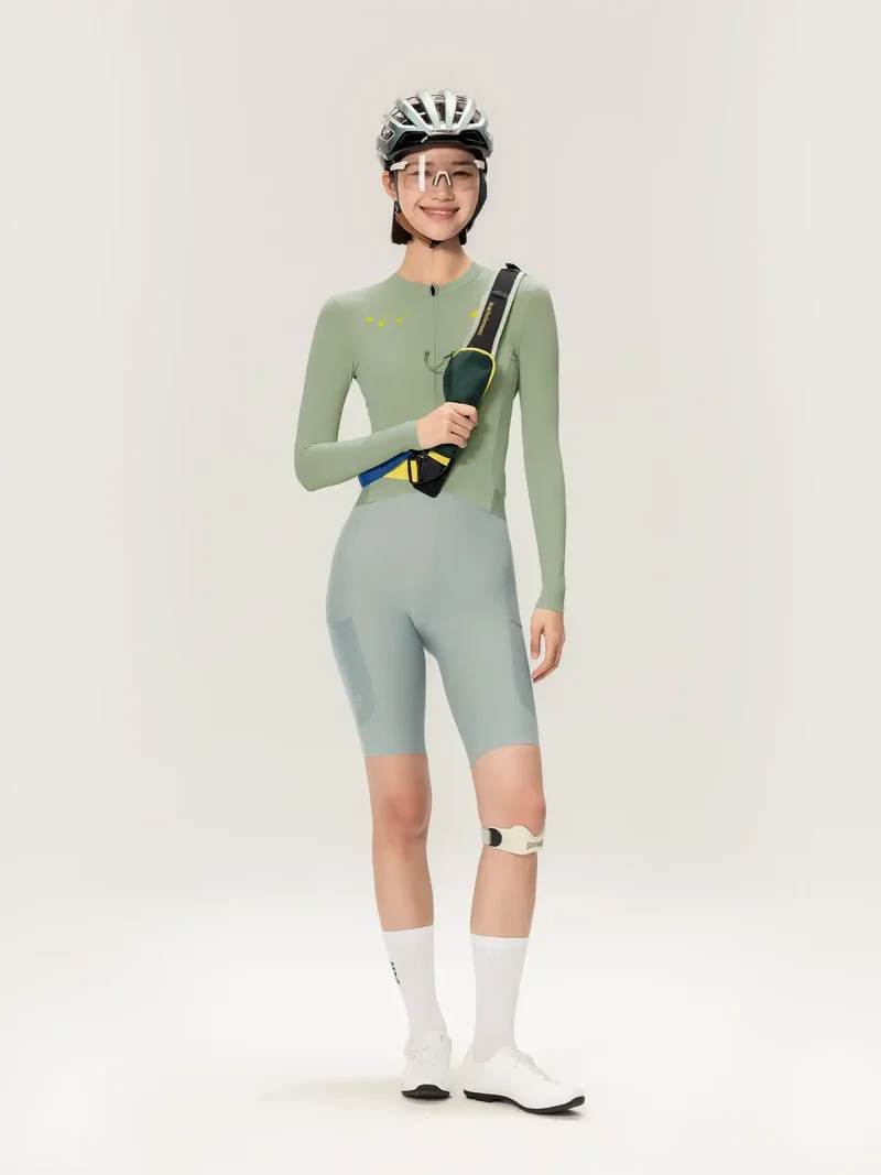 Roam Women Jersey Long Sleeves - Green