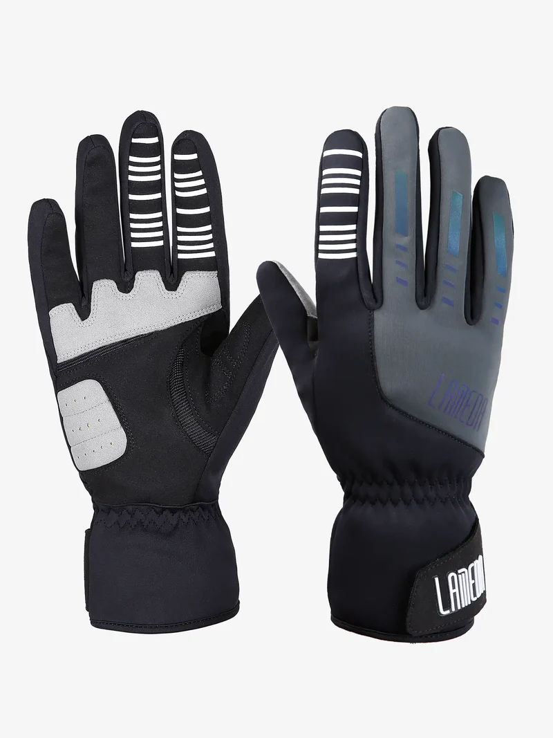 6098 Thermal Bike Gloves - Gray