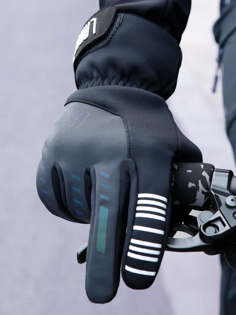 6098 Thermal Bike Gloves - Gray
