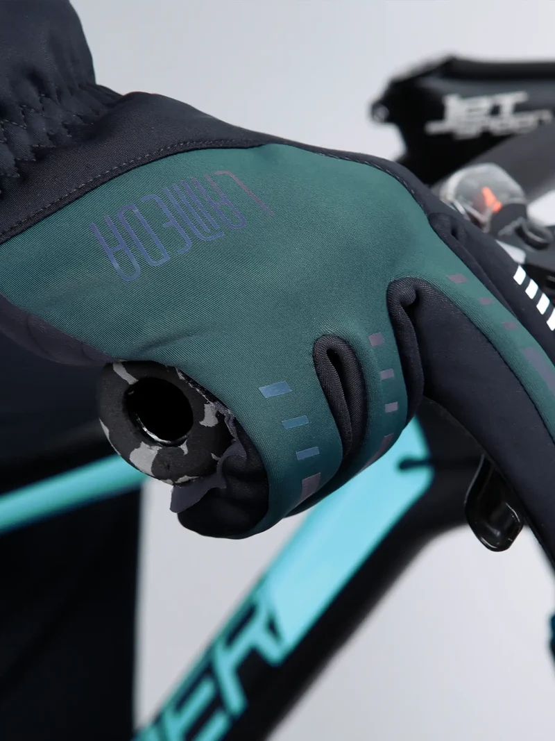 6098 Thermal Bike Gloves - Green