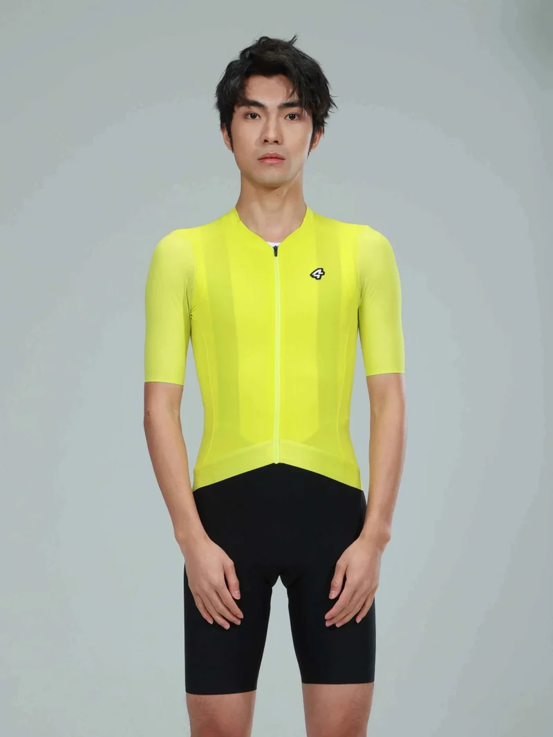 Sunny Men Cycling Jersey - Lemon Yellow