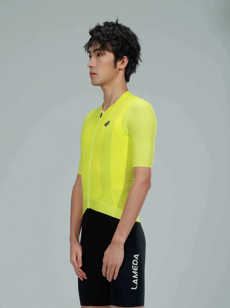 Sunny Men Cycling Jersey - Lemon Yellow