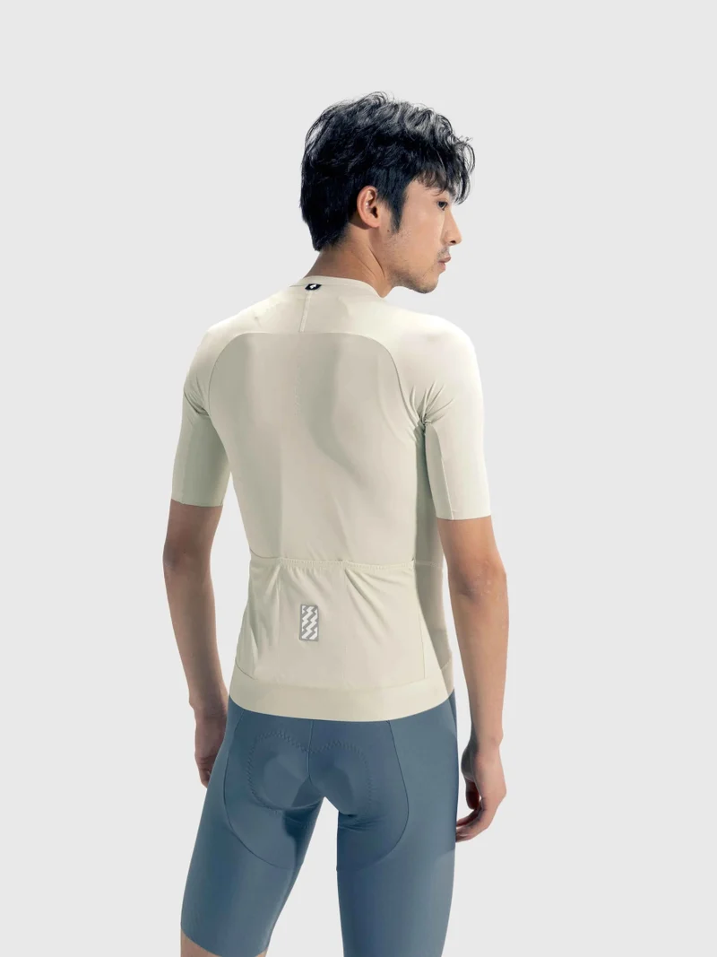 Summit Ride Men Cycling Jersey - Cream
