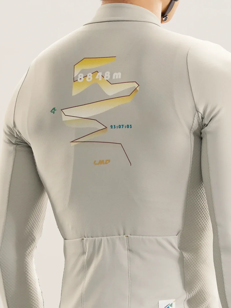 Women's 8848 Lightweight Thermal Cycling Jersey - Gravel Gray
