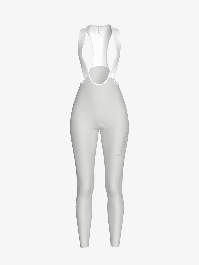 Basic Thermal Women's Bib Tights T462 - Beige