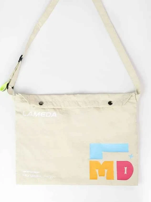 LMD Messenger Bag - White