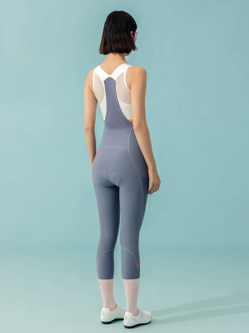 Lameda 21st Anniv. Special Women's Bib Tights -Gray
