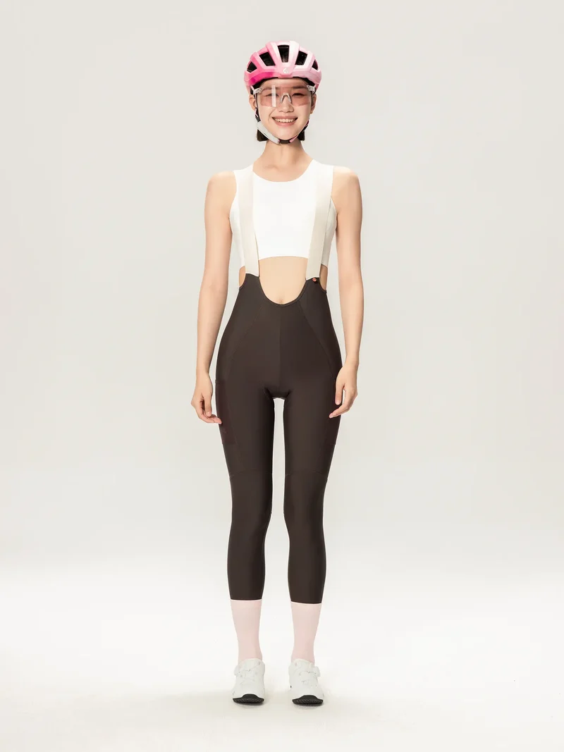 Lameda 21st Anniv. Special Women's Bib Tights -Khaki