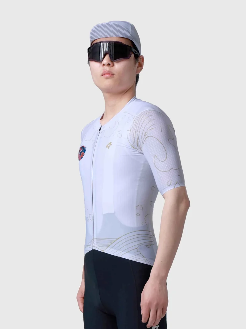 Dragon Soar Men's Cycling Jersey - White