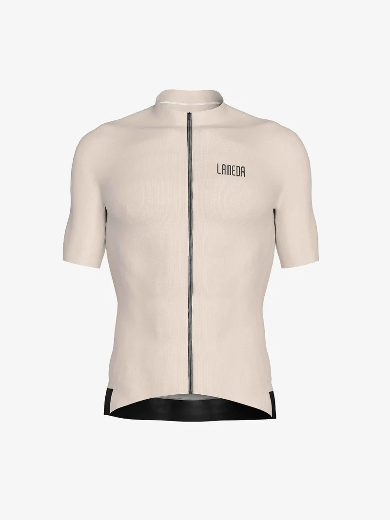 Silver Men's Cycling Jersey - Khaki