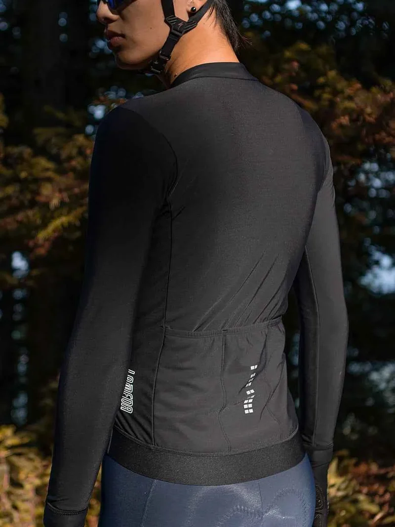 Sheen Unisex Fleeced Thermal Jersey - Black