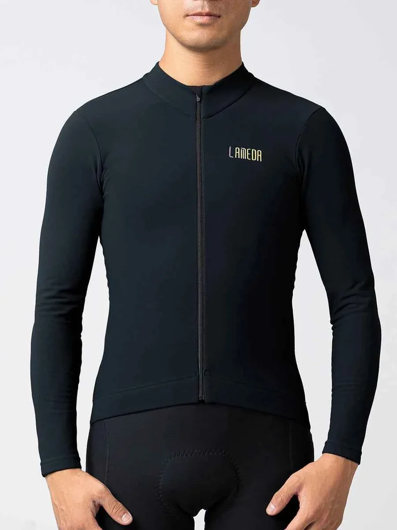 Sheen Unisex Fleeced Thermal Jersey - Black