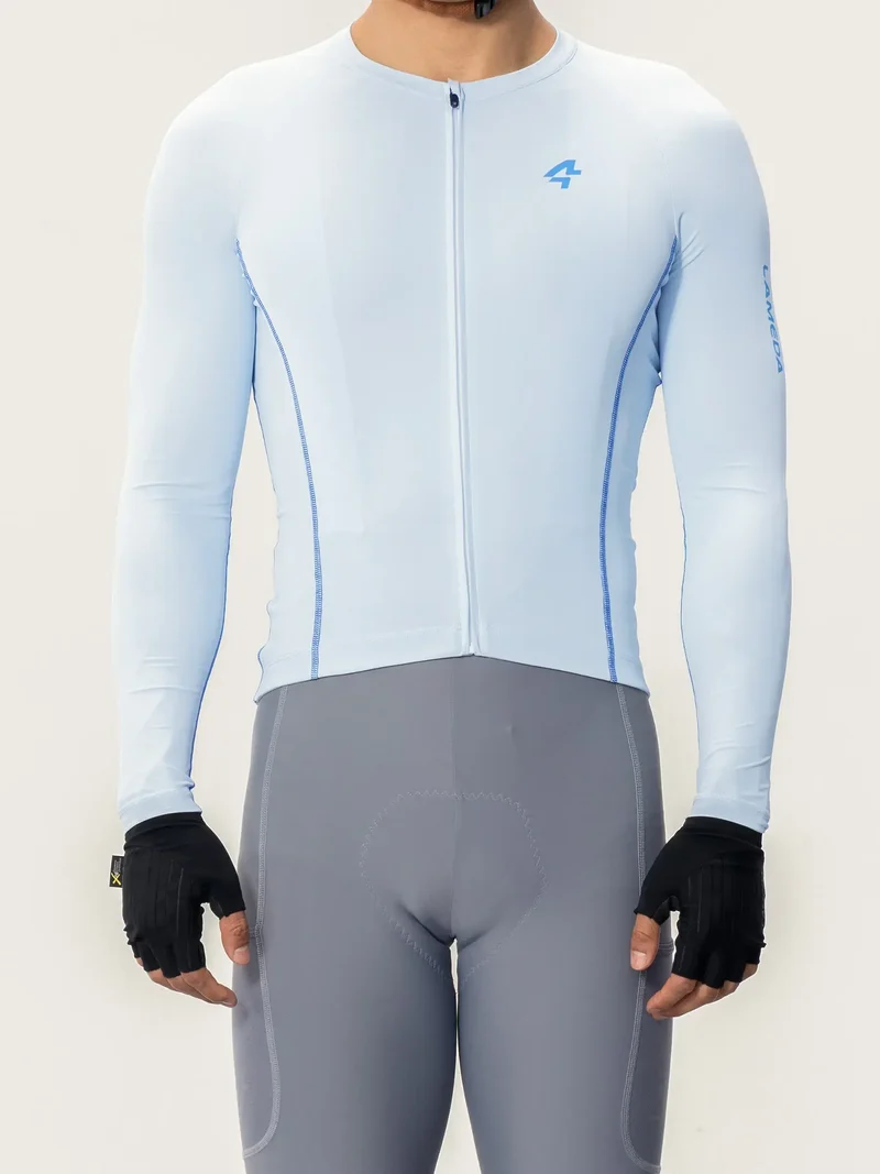 Wind Chaser Mens Jersey Long Sleeves - Blue