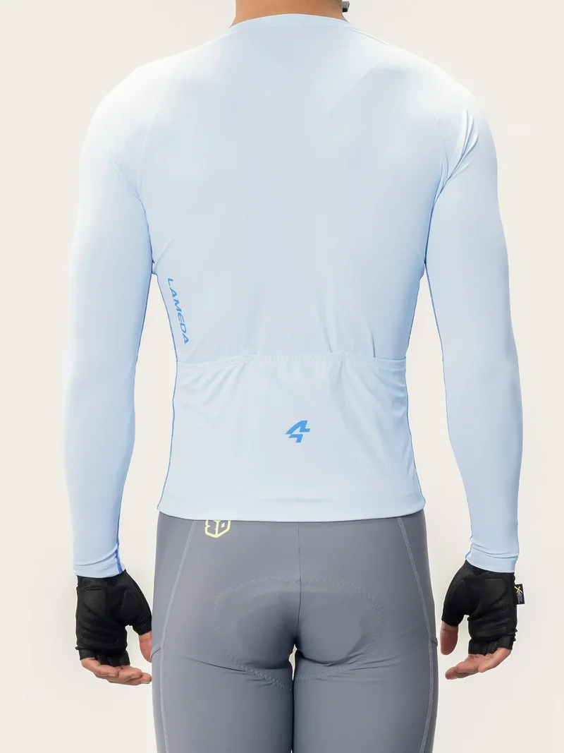 Wind Chaser Mens Jersey Long Sleeves - Blue