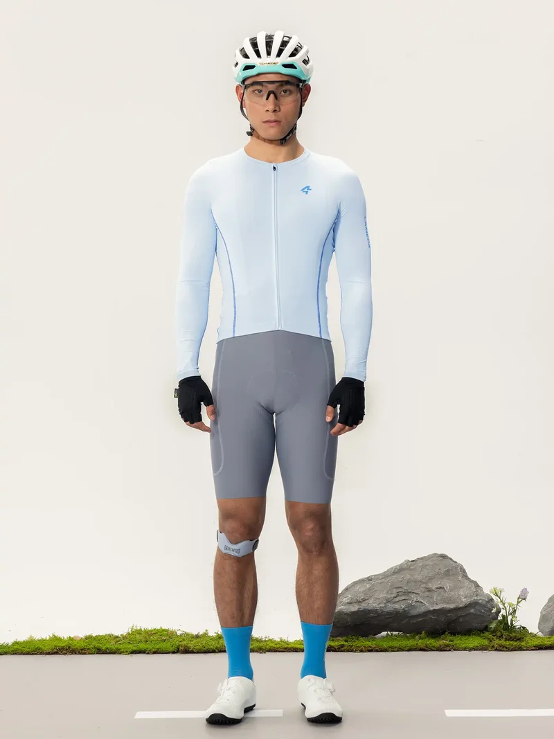Wind Chaser Mens Jersey Long Sleeves - Blue
