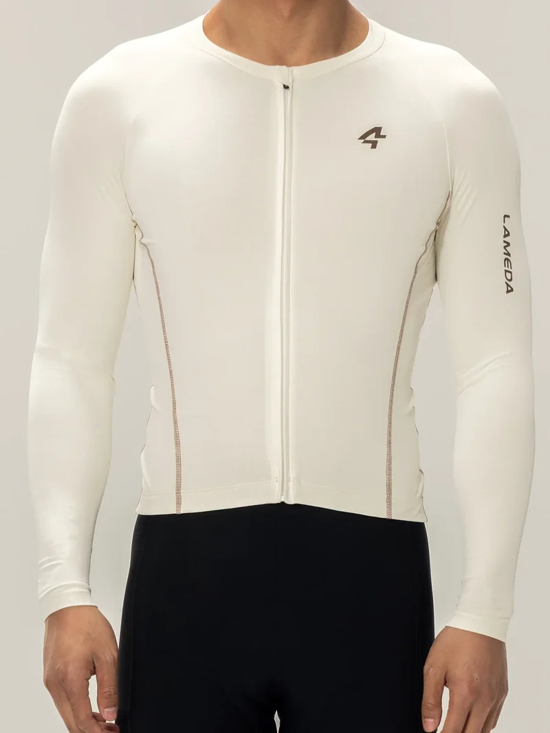 Wind Chaser Mens Jersey Long Sleeves - Ivory