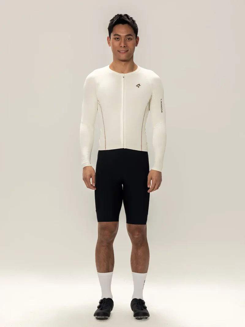 Wind Chaser Mens Jersey Long Sleeves - Ivory