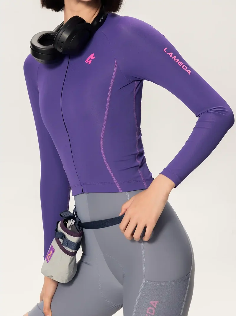 Wind Chaser Woman Jersey Long Sleeves - Purple